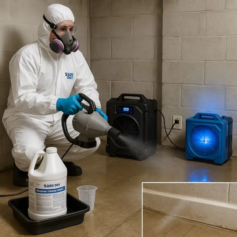 Sanitization and Odor Removal process in Cudjoe Key, FL